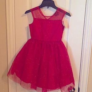 Girls Red formal dress